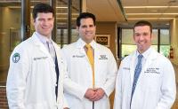 Doctors standing in the new center.